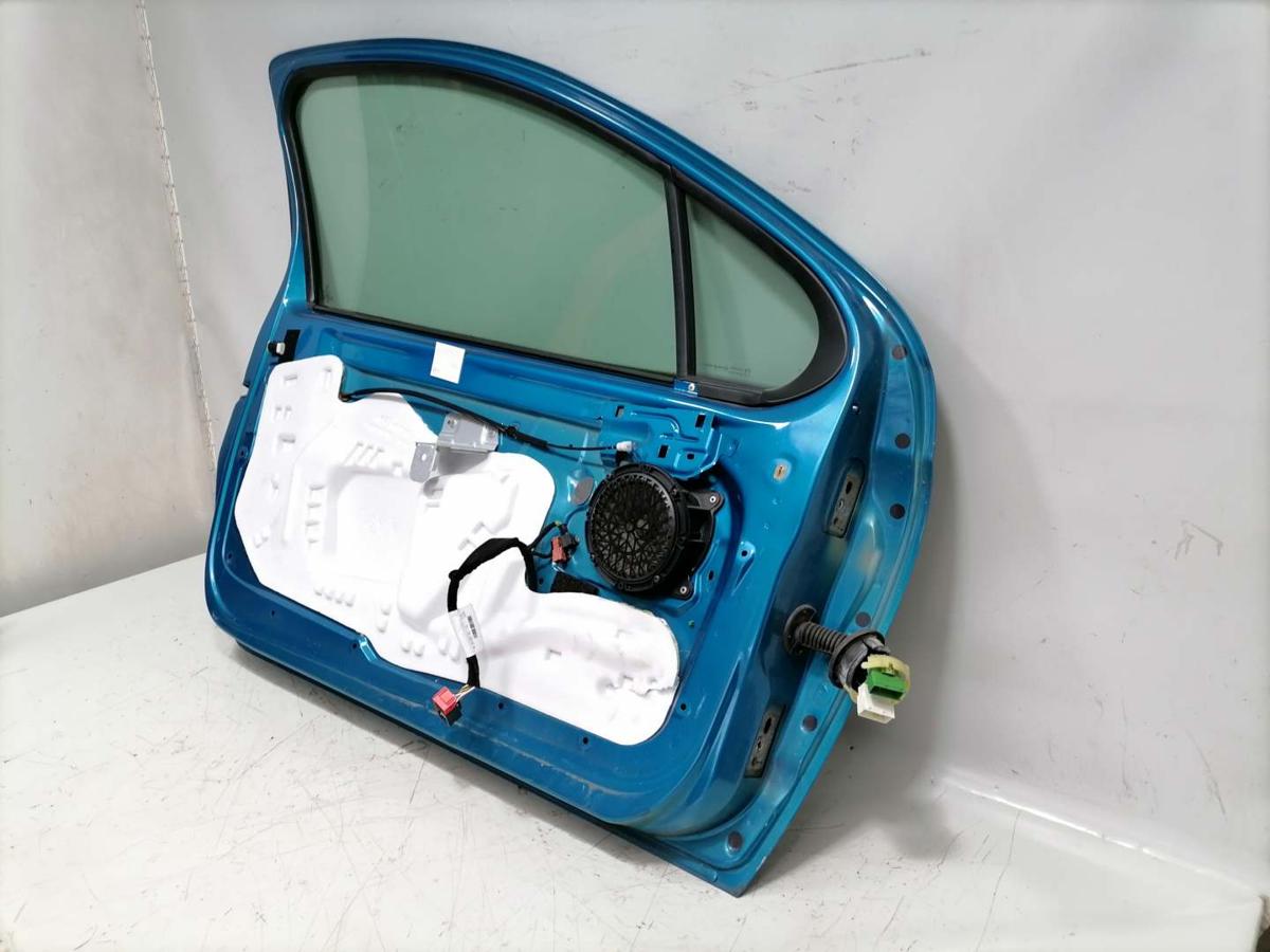 Peugeot 207 original Tür vorn links KMU Blaumetallic 3-Türer Rohbau Bj.2008